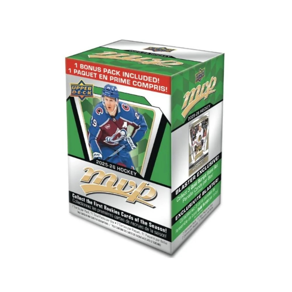 NHL Hockey Trading Cards Upper Deck Retail MVP 2025-26 Blaster Box