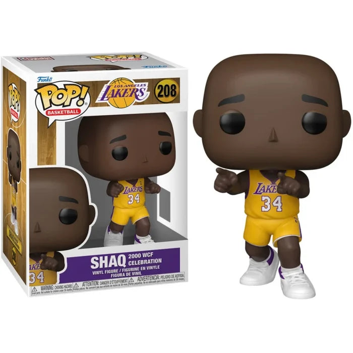 NBA Vintage Player Pop! Figure Shaquille O'Neal Lakers 2000 WCF Celebration #208