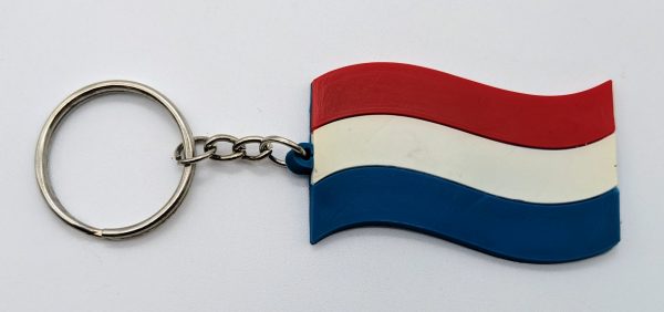 Country Keychain Rubber Flag Netherlands