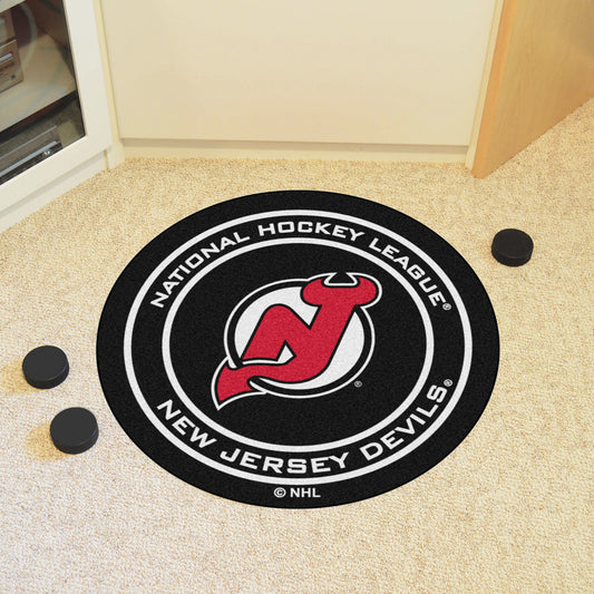 NHL Fan Mat Puck Devils