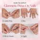 NFL Glamnetic French Tip Press-On Nails Eagles