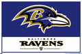 NFL Wall Poster Logo Ravens