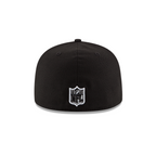 NFL Hat 5950 Basic Black and White Raiders