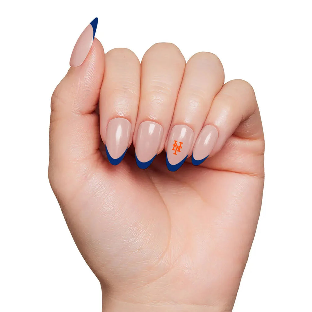NFL Glamnetic French Tip Press-On Nails Cowboys