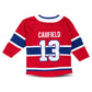 NHL Infant Player Premier Jersey Home Cole Caufield Canadiens 12-24M