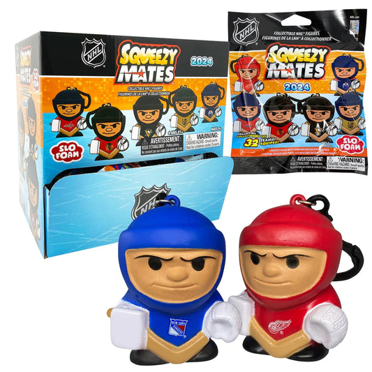 NHL Collectible Figures Squeezy Mates Gravity Feed 2024