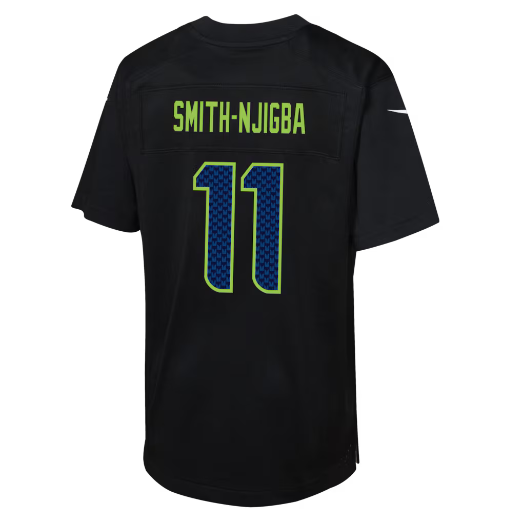 NFL Player Game Jersey Super Bowl LX Carbon Black Jaxon Smith-Njigba Seahawks