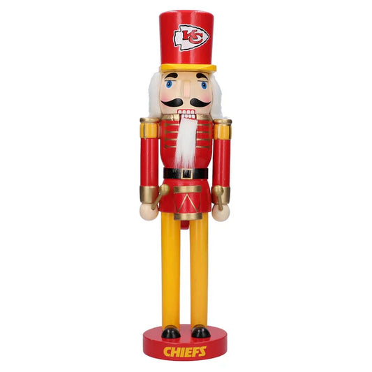 NFL Team Holiday Nutcracker Chiefs