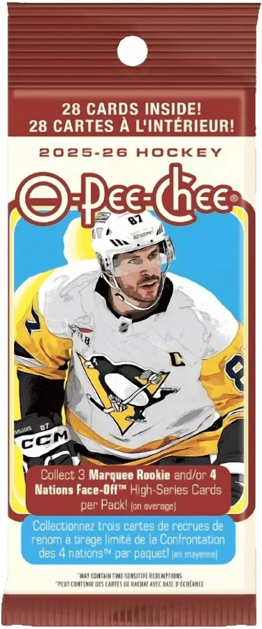 NHL Hockey Cards O-Pee-Chee 2025-26 Fat Pack