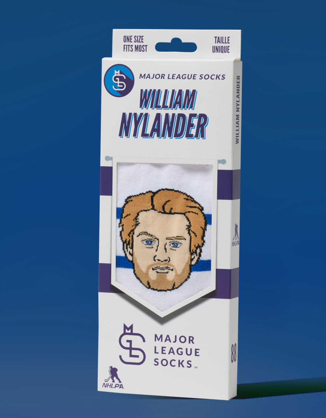 Hockey Canada Player Socks White/Blue William Nylander Leafs