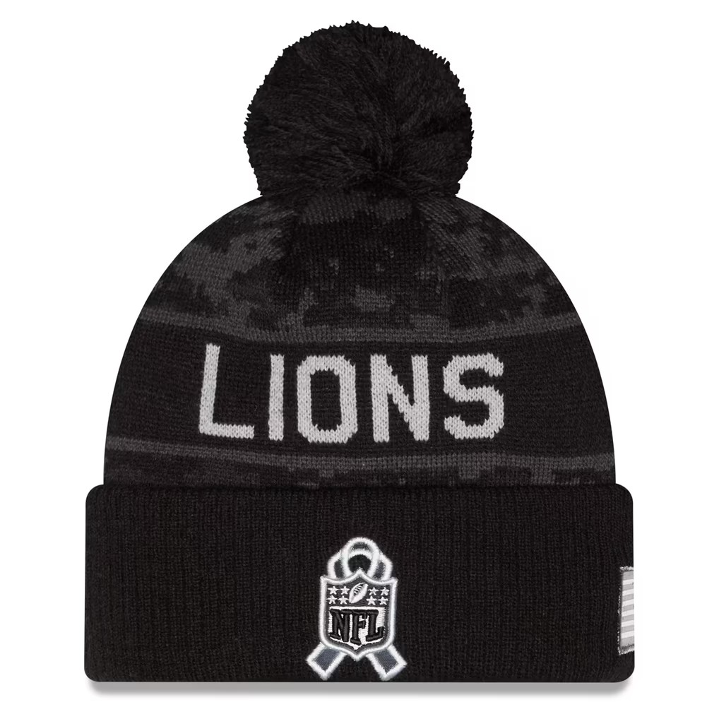 NFL Knit Hat Salute to Service 2026 Lions