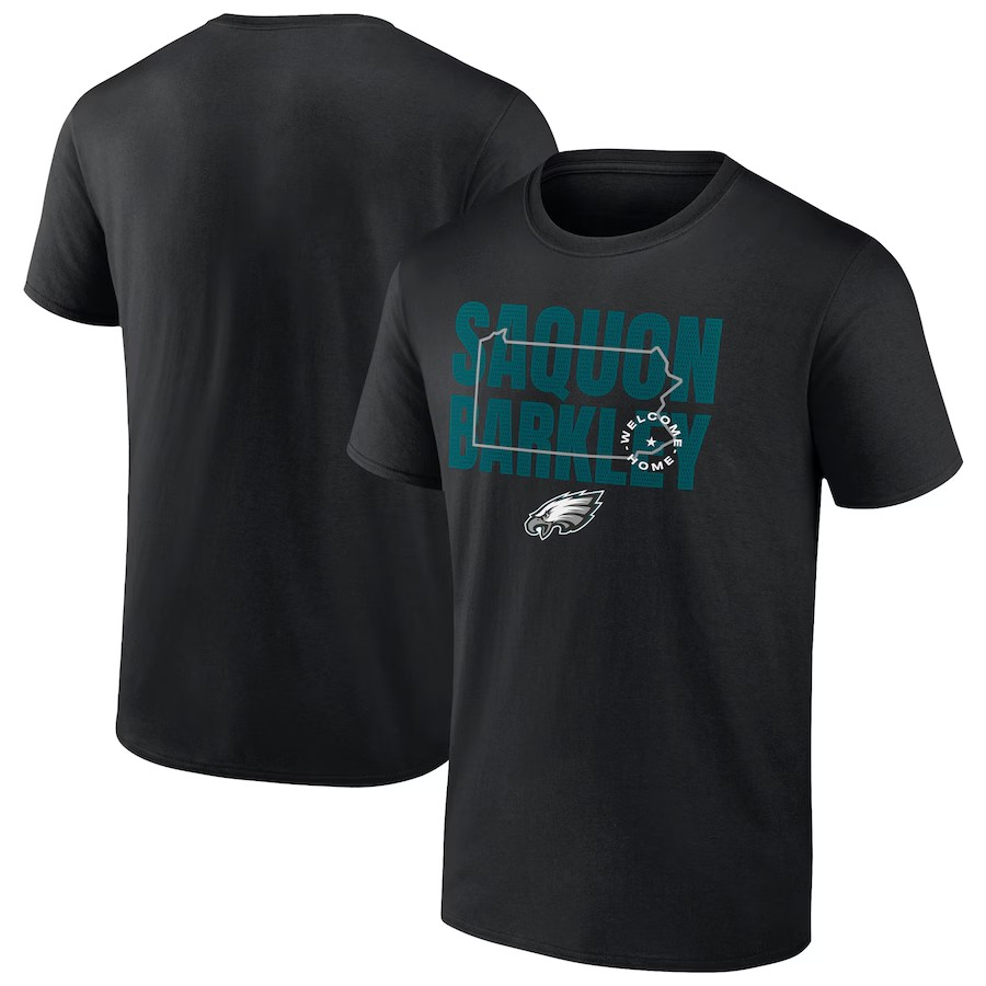 NFL Player T-Shirt Welcome Home Saquon Barkley Eagles