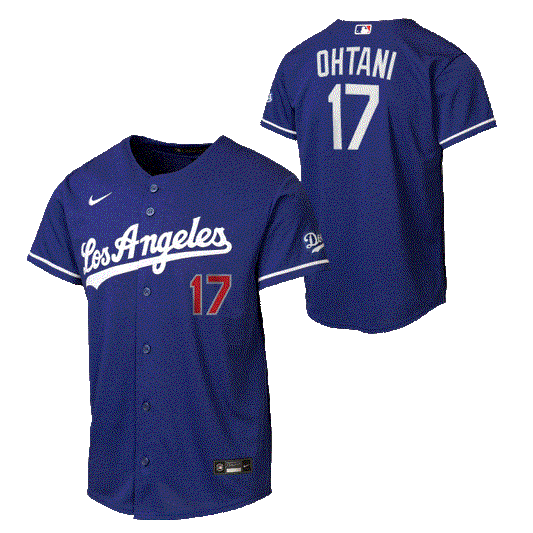 MLB Youth Player Replica Jersey Alt Royal Shohei Ohtani Dodgers