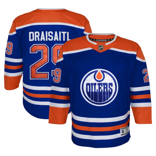 NHL Youth Player Premier Jersey Home Leon Draisaitl Oilers