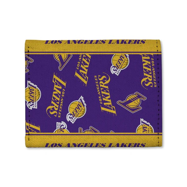 NBA Canvas Trifold Wallet Lakers