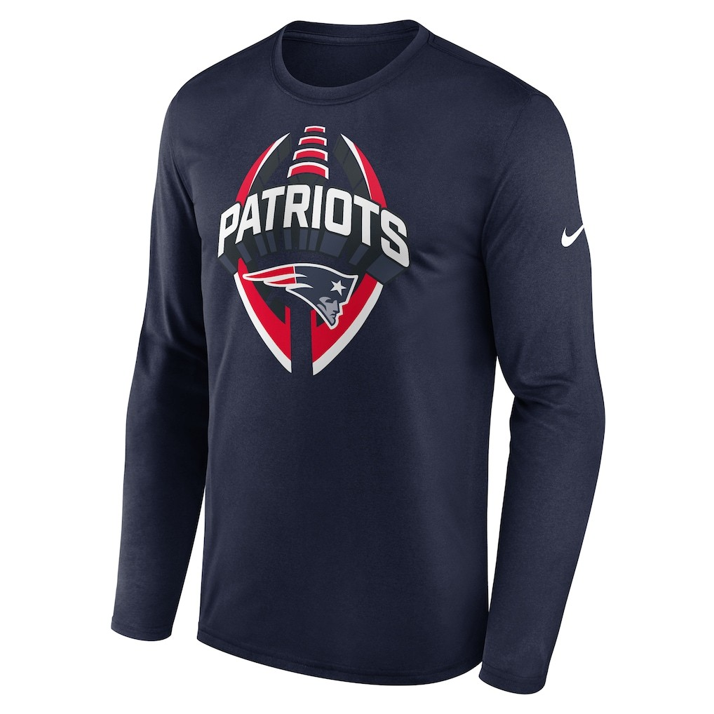 NFL Dri-Fit Long Sleeve Shirt Legend Icon Performance 2025 Patriots