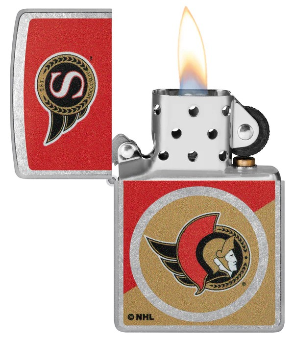 NHL Zippo Lighter Street Chrome Senators