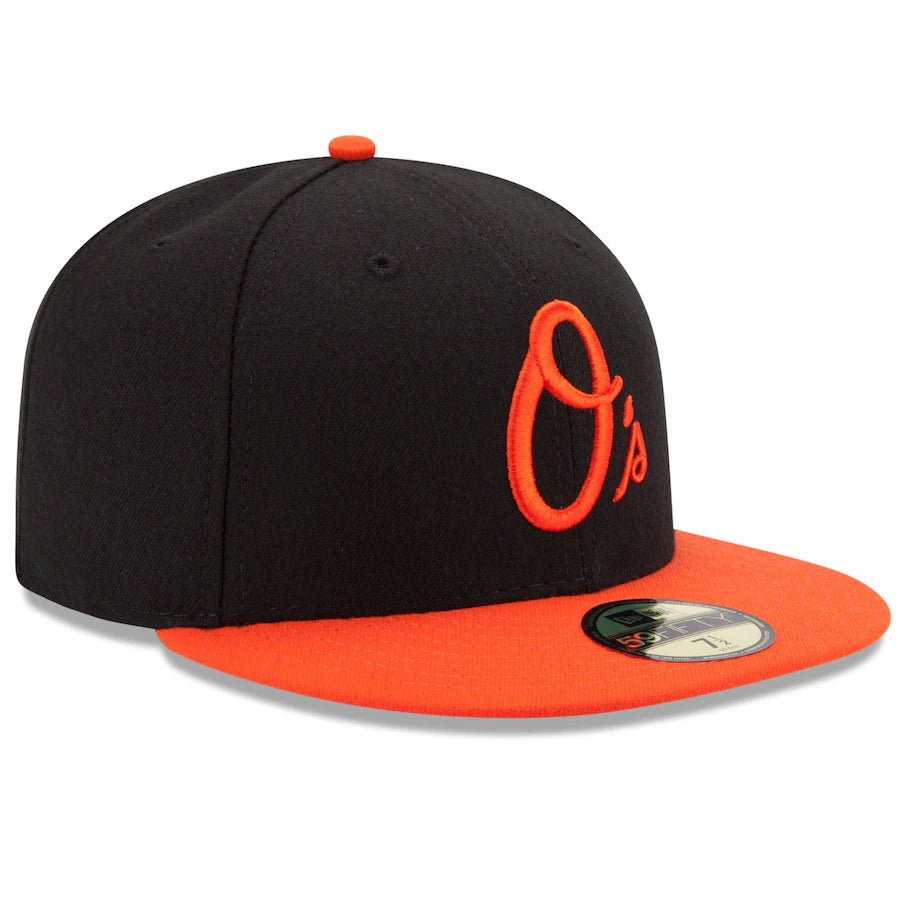 MLB Hat 5950 ACPerf Alt Orioles (Black and Orange)