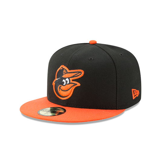 MLB Youth Hat 5950 ACPerf Road Orioles (Black & Orange)