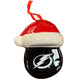 NHL Ornament Glass Puck w/ Santa Hat Lightning