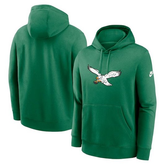 NFL Hoodie Club Logo Kelly Green Alt Eagles