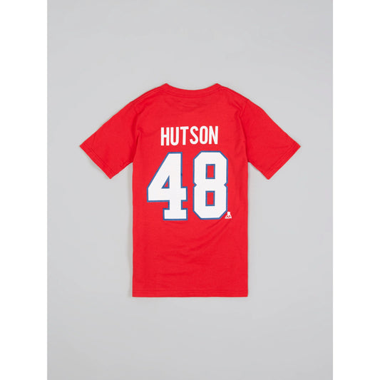 NHL Kids T-Shirt Player Lane Hutson Canadiens