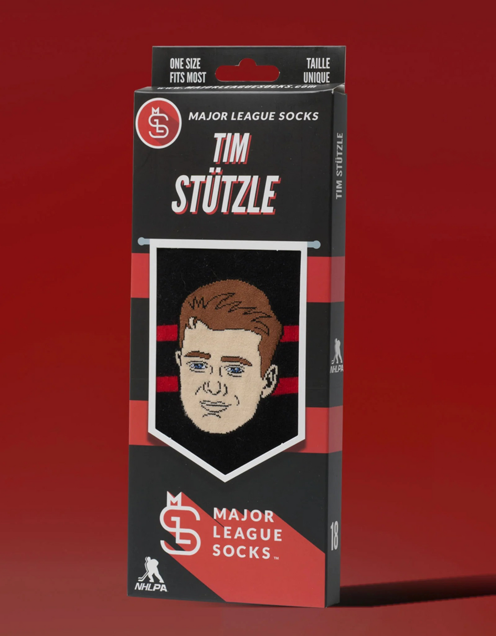 NHLPA Player Socks Tim Stützle Senators