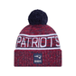 NFL Knit Hat Sideline 2025 Color Wave Patriots