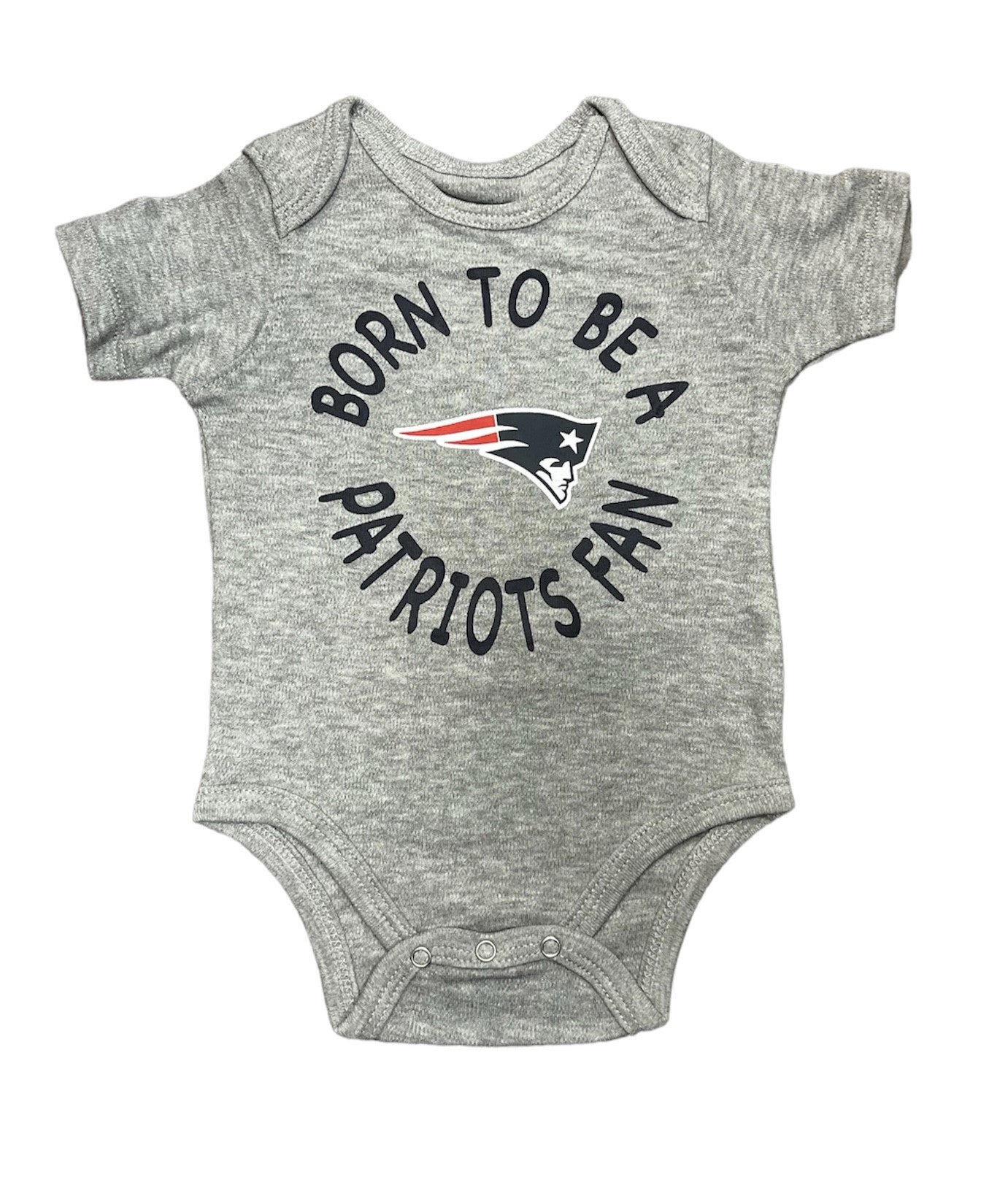 NFL 3pc Onesie Set Born to Be Creeper Patriots