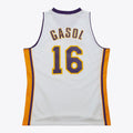NBA Hardwood Classics Player 2008-09 Swingman Jersey Pau Gasol Lakers (White)