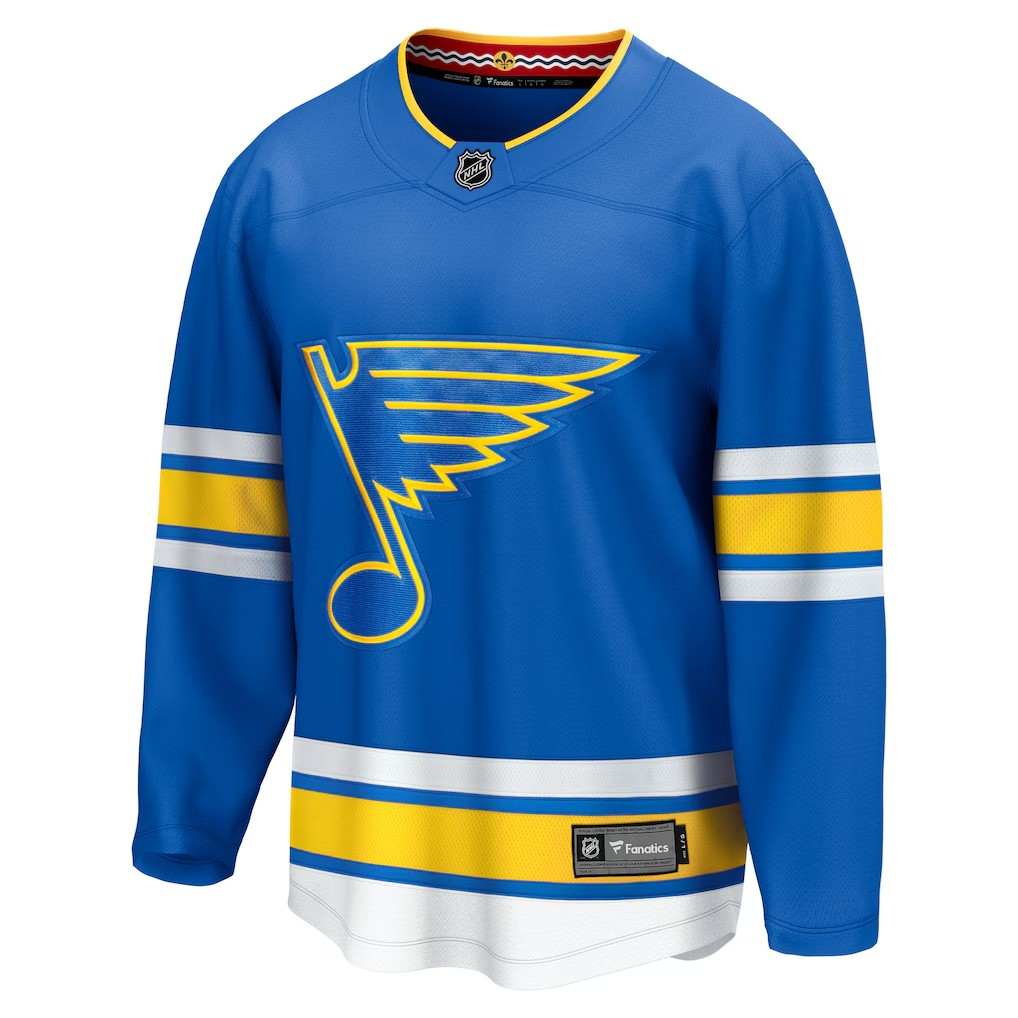 NHL Blank Replica Breakaway 2025 Jersey Home Blues