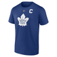 NHL Youth Player T-Shirt with "C" Auston Matthews Maple Leafs