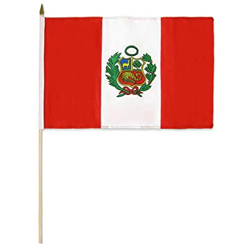 Country Mini-Stick Flag Peru