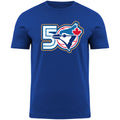MLB T-Shirt 50th Anniversary Royal Blue Logo Blue Jays