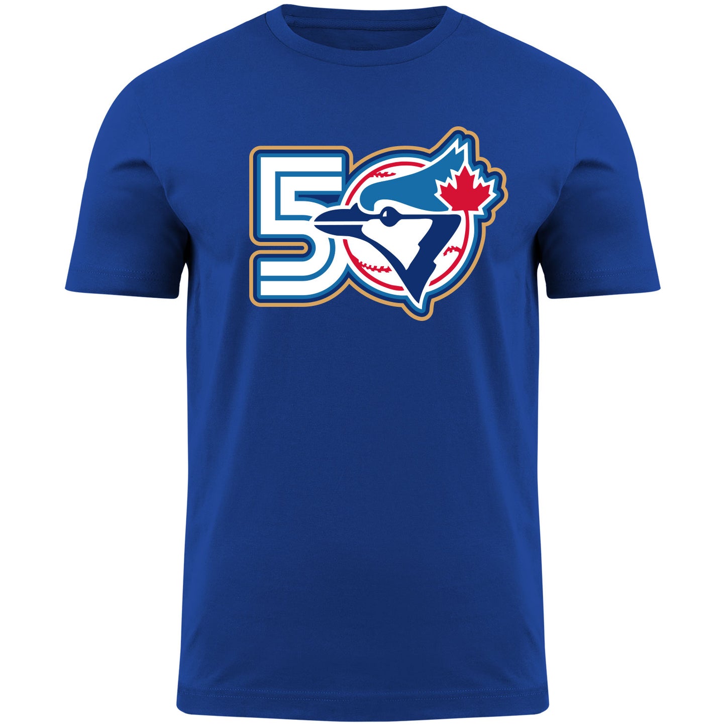 MLB T-Shirt 50th Anniversary Royal Blue Logo Blue Jays