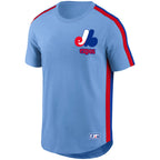 MLB Mesh T-Shirt Cooperstown Curveball Birdseye Expos