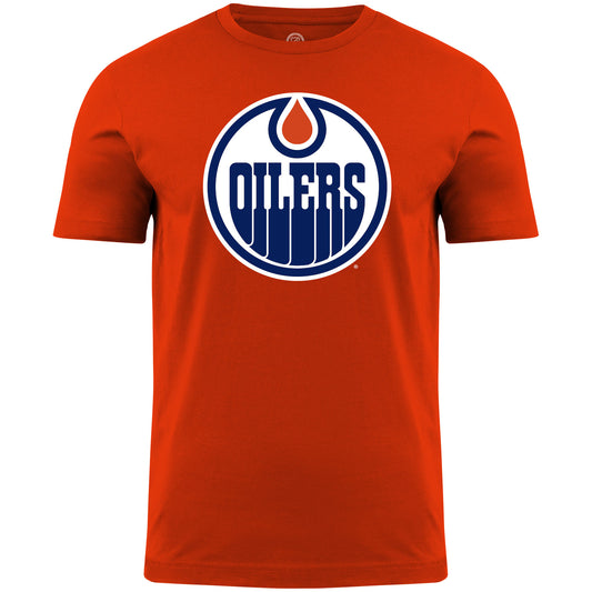 NHL T-Shirt Primary Logo Oilers (Orange)