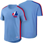 MLB Mesh T-Shirt Cooperstown Curveball Birdseye Expos