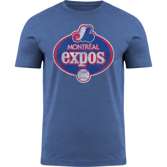 MLB T-Shirt Heathered Bi Blend Expos