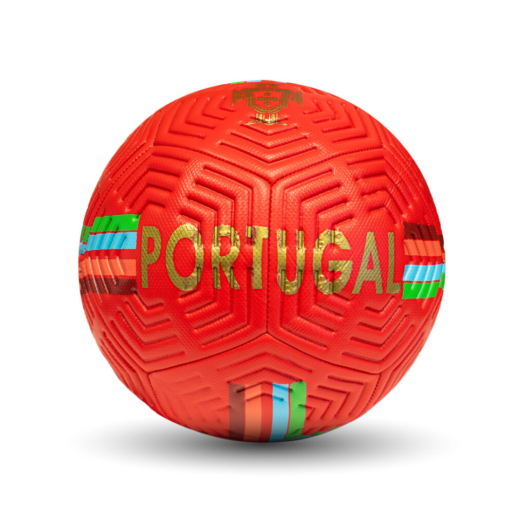 Country Soccer Ball Red Size 5 Portugal