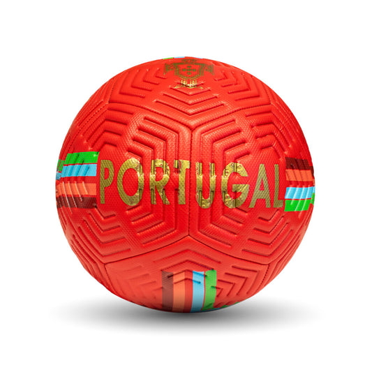 Country Soccer Ball Red Size 5 Portugal