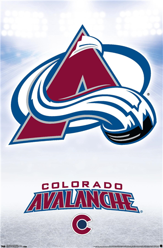 NHL Wall Poster Logo Avalanche