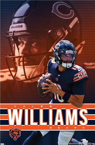 NFL Player Wall Poster Caleb Williams Bears