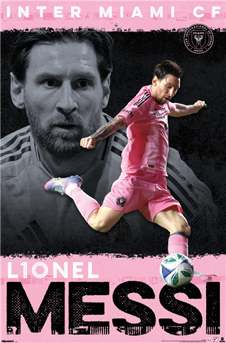 MLS Poster Player Lionel Messi Inter Miami CF