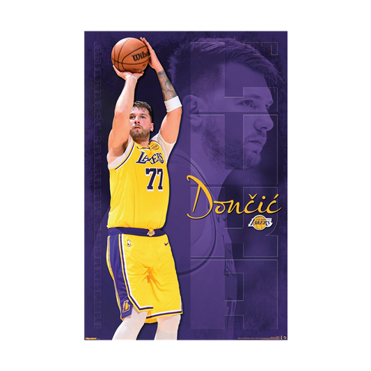 NBA Player Wall Poster Luca Doncic Lakers