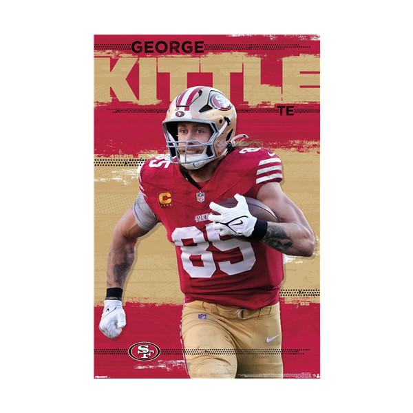 NFL Player Wall Poster George Kittle 49ers