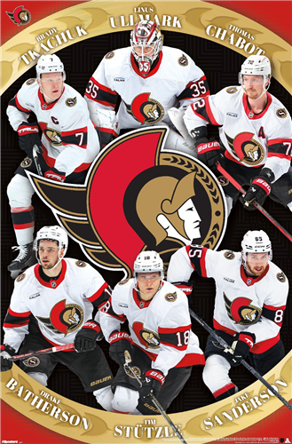 NHL Wall Poster Team 2025 Senators