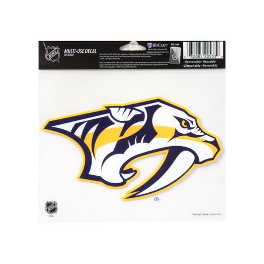 NHL Multi Use Decal 5x6 Predators