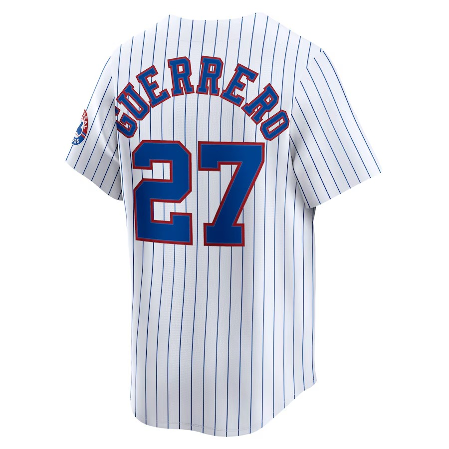 MLB Player Limited Cooperstown Jersey Home Vladimir Guerrero Expos