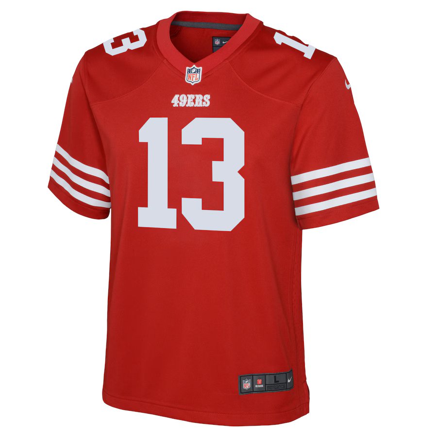 NFL Youth Player Game Jersey Home Brock Purdy 49ers